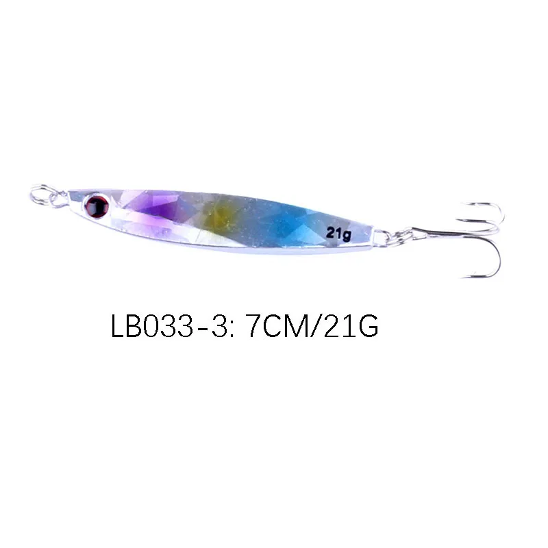 Gorgons 70mm 21g Metal knife Jigging lure Metal Jig For Saltwater Surf Fishing