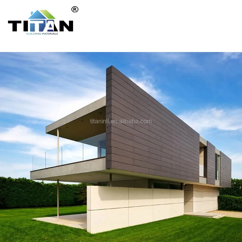 High Strength Decorative Fiber Cement Panels, Asbestos Free Floor Board