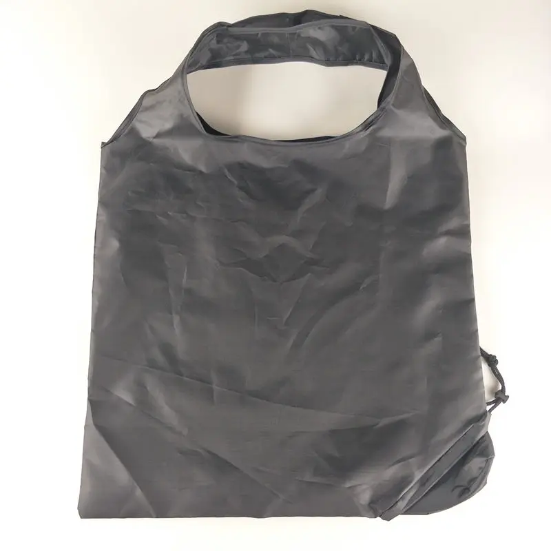 factory custom reusable 190t folding round ball shaped foldable grocery nylon polyester shopping bag