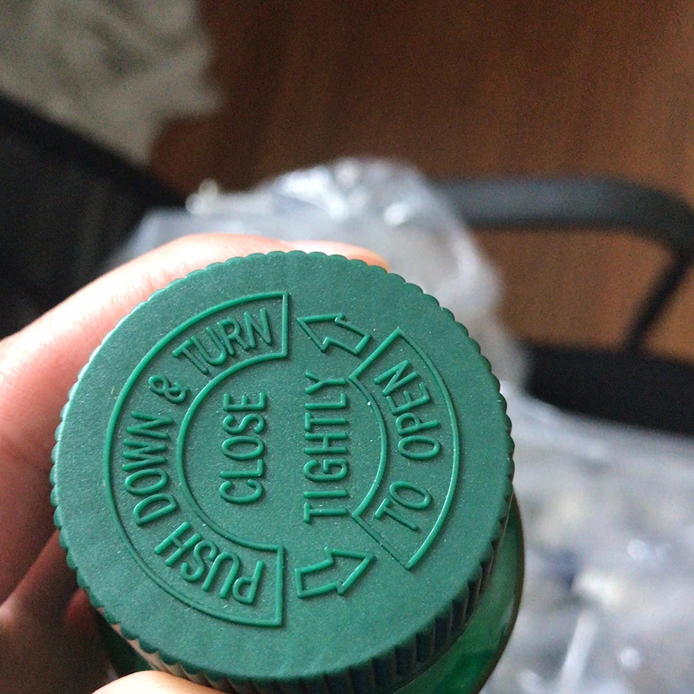 Label print Pharmaceutical 5oz 150ml pet plastic empty capsule bottle with child-proof cap