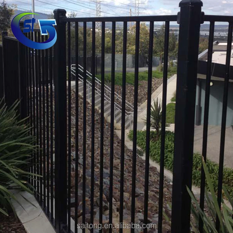 Super Quality Swimming Pool Fence Panels Aluminum Fence flat panel For Garden Fence