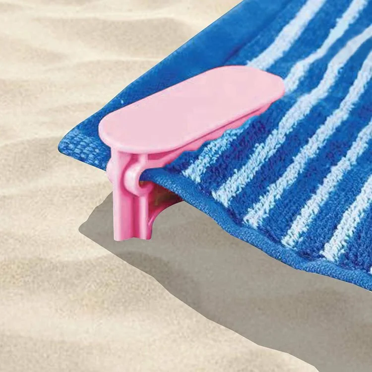 Beach Towel Clips Blanket Picnic Fasten Pegs Set for Camping Travel Beach Day