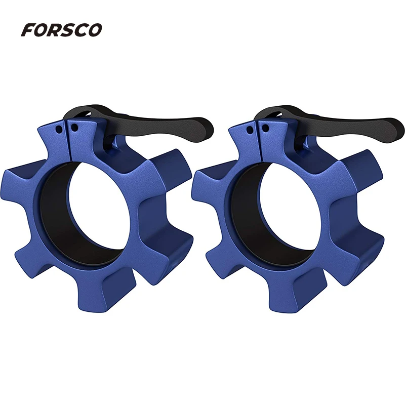 
Standard Weightlifting Locking Clamp Aluminum Barbell Collars 