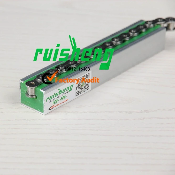 uhmwpe sliding conveyor guide rails/chain guide/uhmwpe plastic roller chain supplier