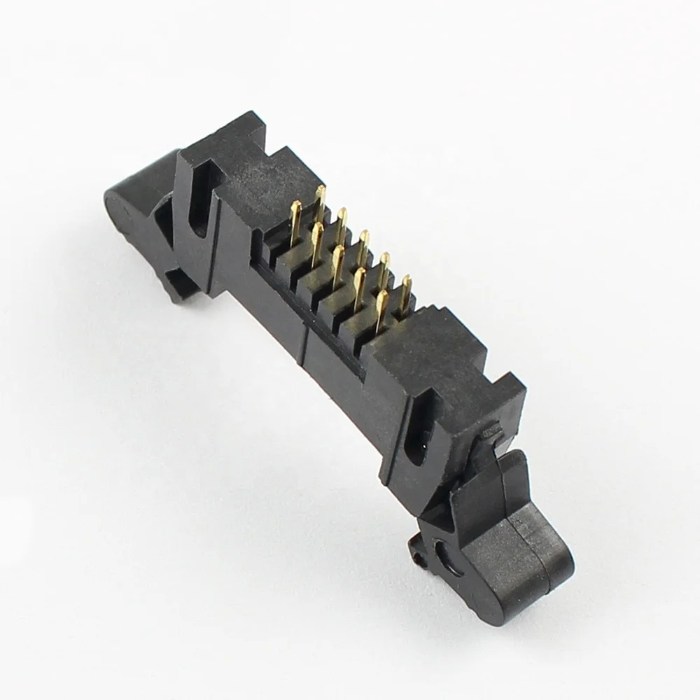 
OEM Ejector header connectors Pitch 2.54mm 2x5 Pins SMT Right Angle Type PCB board Plating Gold or Tin Customized service 