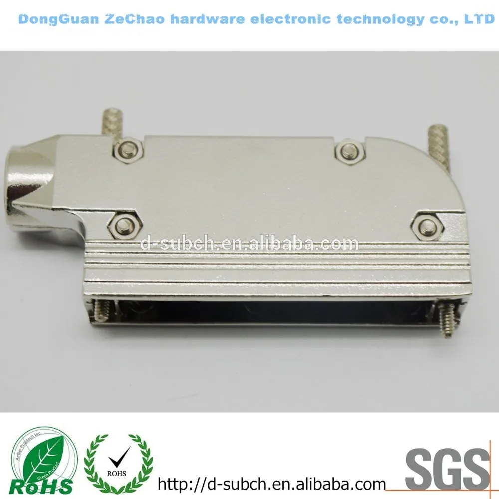Right Angle Assembled D-Sub Hood Kit 37 POS Connector