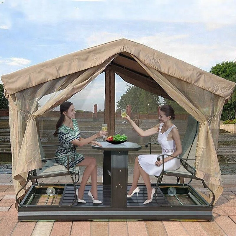 4 seater chair and table outdoor furniture hanging garden furniture Q810