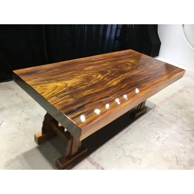 
Natural Solid Okan Dining Table Top From Chinese Manufacturer 