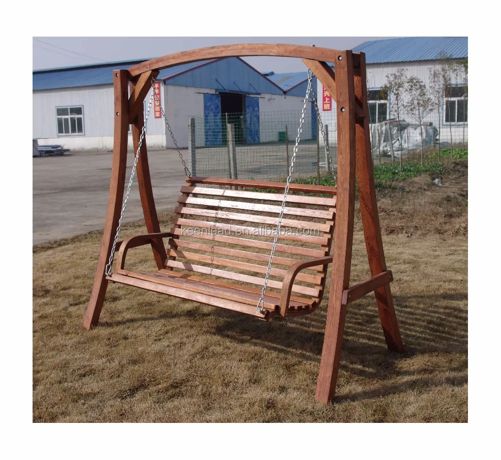 Freestanding Cheap Porch Cedar Outdoor Swings Garden Swing Seat