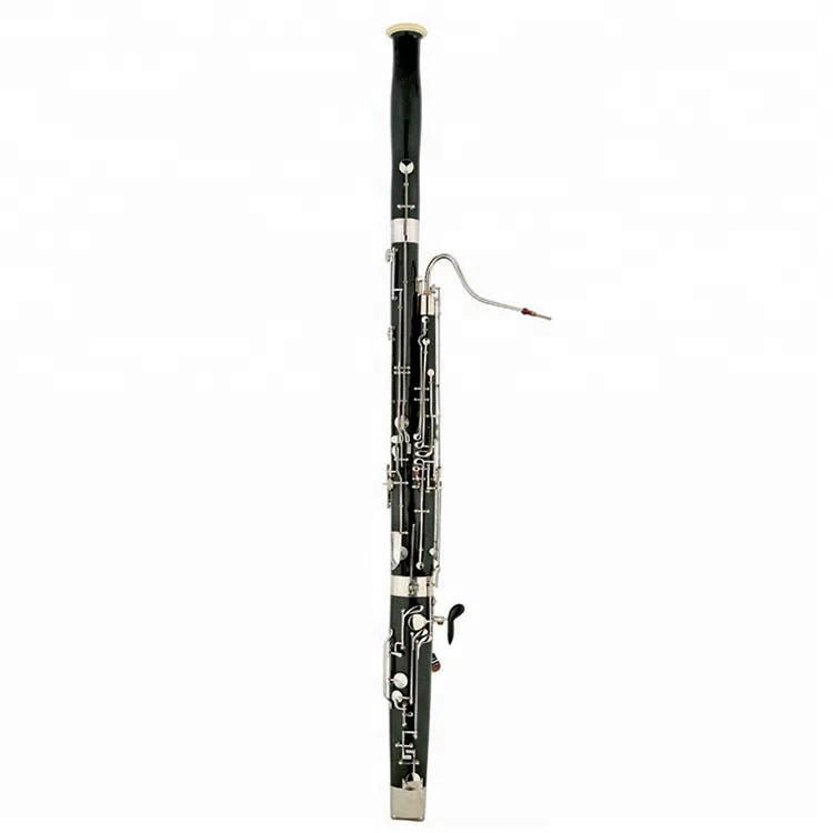 High Quality Ebonite Body Nickel Plated Bassoon popular wind instrument
