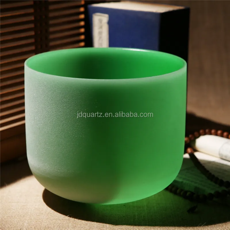 JINGDIAN Chakra set Sound Healing Quartz Crystal Singing Bowl