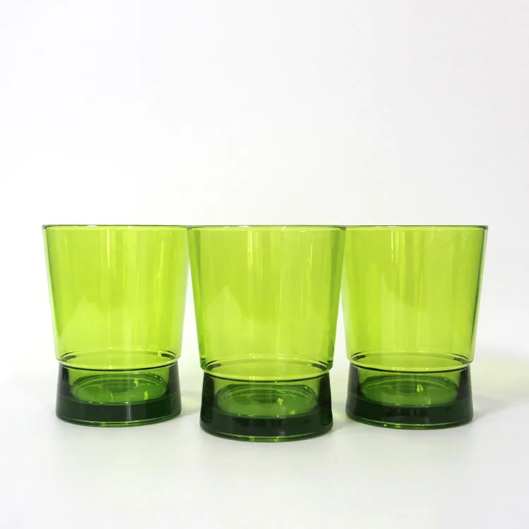Factory wholesale polycarbonate drinking plastic water glass rock wine glass cup