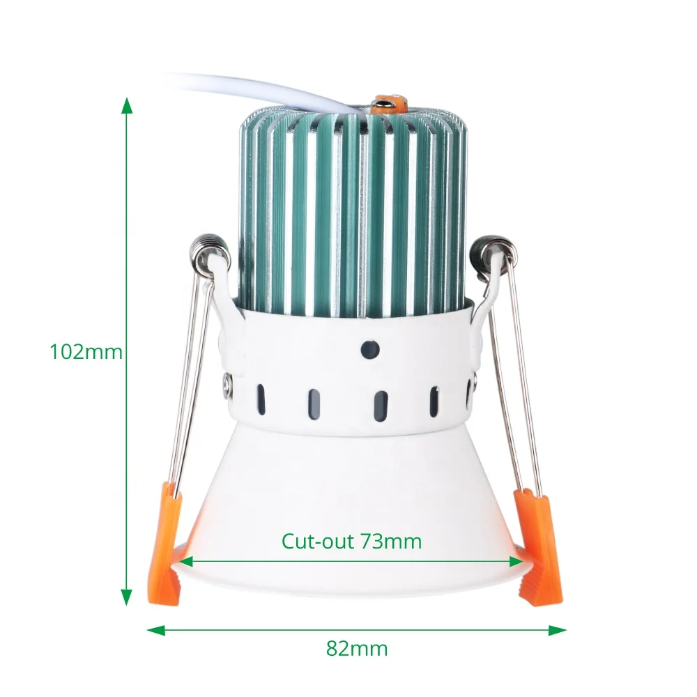 New Hot Recessed Round Wall Up Dimmable Modern Led Downlights For Housing Indoor Kitchen Hotel Down Lights