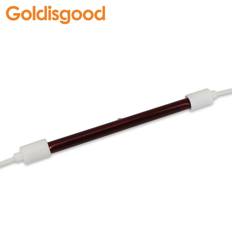 Goldisgood Paint curing heater lamp ruby heat lamp infrared heating element  for car painting