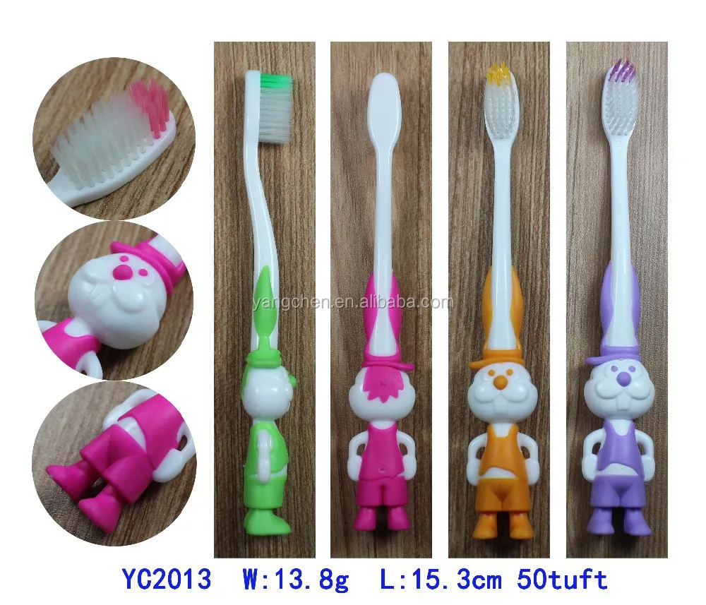 
rabbit desgin kids toothbrush with supersoft brisltes or baby tooth brush 