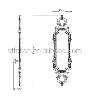 
JCB202A window curtain tieback curtain hook tassels tieback 