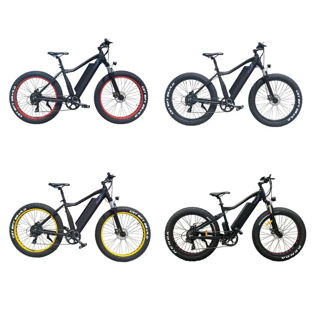 26 inch 48V 750W mountain velo electrique puissant fat tire pedal assist electric bike hunting ebike