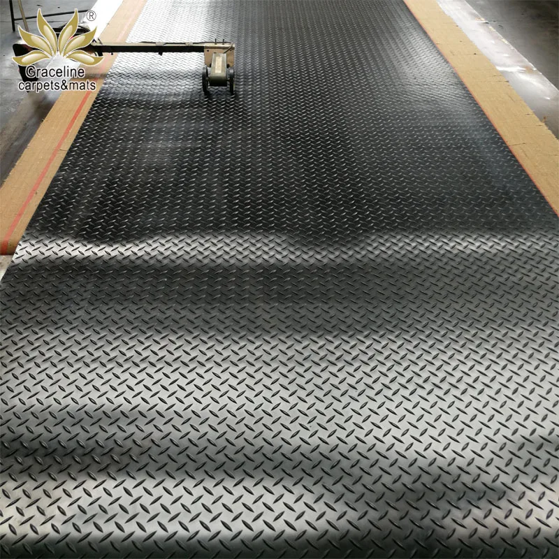 Rubber Entrance Rug Floor for Front Entry Outside Patio Grass Snow Carpet