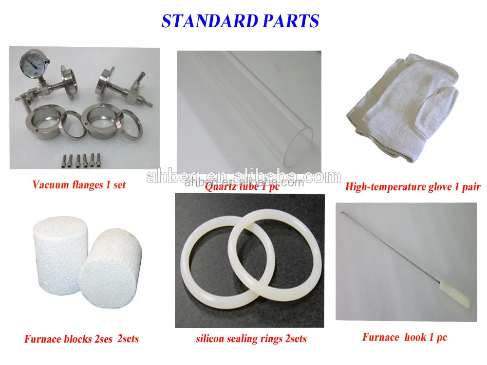 China manufacturer furnace 1200 degree high temperature horizontal quartz tube rotary furnace