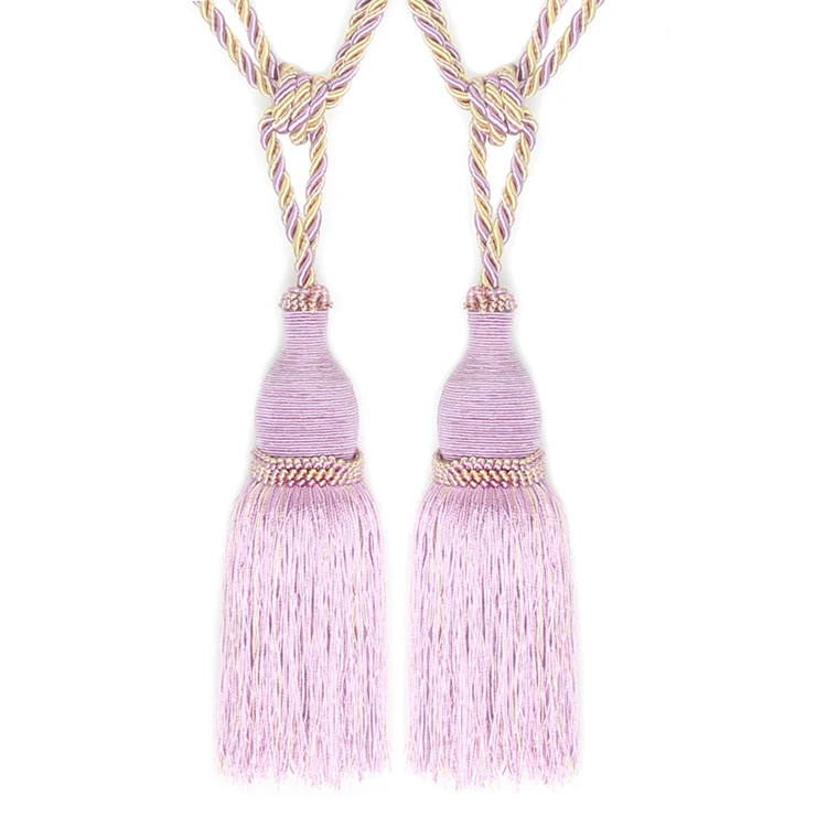 China High Grade Fashion Mini Fringe Lace Colorful Curtain Decorative Curtain Tassel