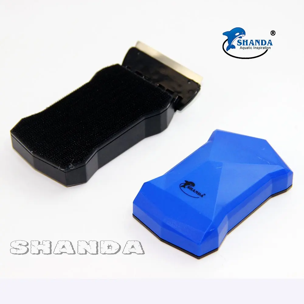 SHANDA Magnet Cleaner Alage Cleaner Aquarium Cleaning Tools Magnet Scraper