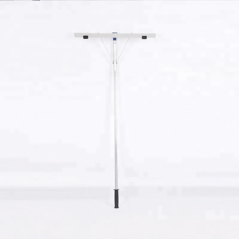 20-Foot Extendable  Aluminum Snow Shovel Roof Snow Rake With Non-Slip Handle