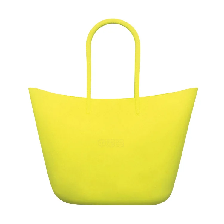 Wholesale OEM Customized Shopping Beach Water Proof Eco Friendly Silicone Shoulder Handbag