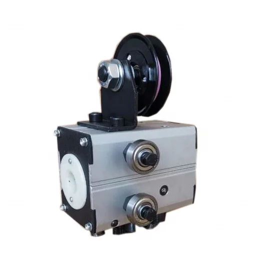 Wire spooling machine 100N axial force traverse linear drive unit with guide wheel