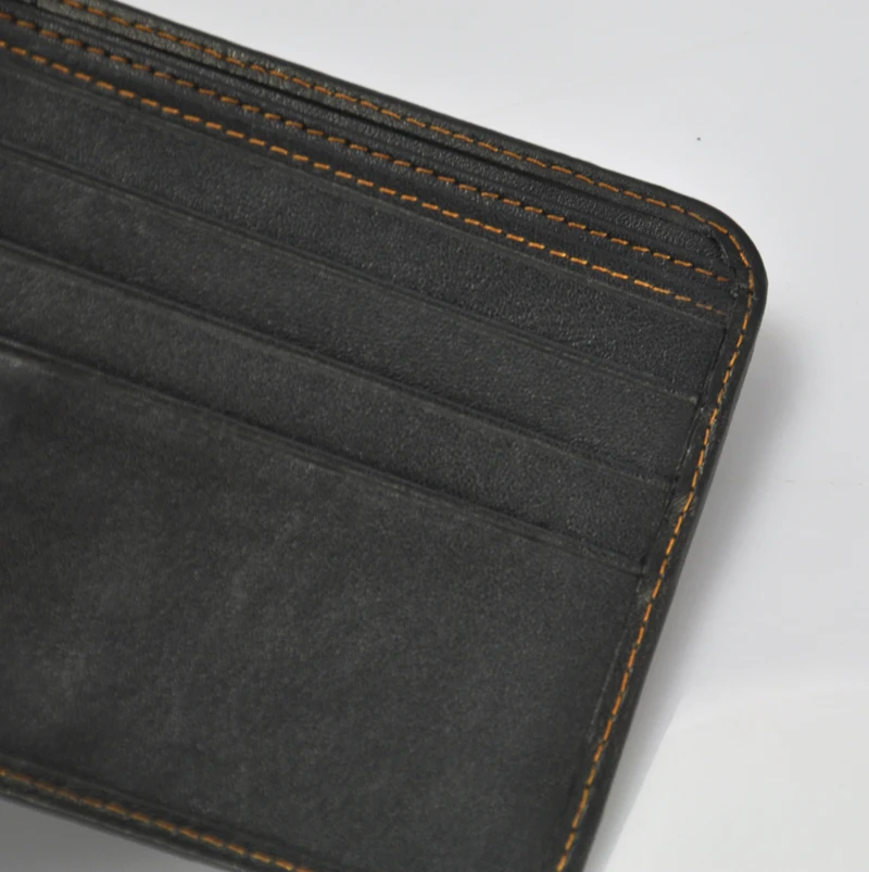 Credit Card Holder, Springk Slim Mini& Stylish RFID Blocking Wallet Carbon Fiber Leather Wallet Short for Men and Women