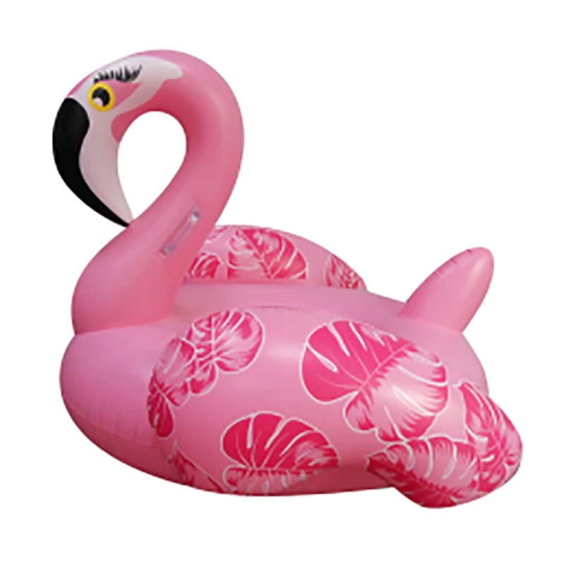 Inflatable giant flamingo deer dog seat pool float