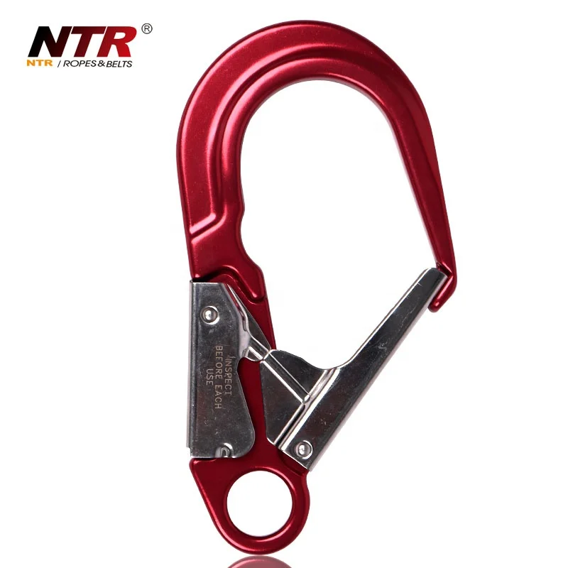 CE0321 aluminum big safety belt snap hook