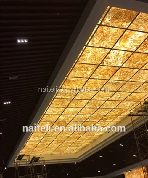 Restaurant wall decoration artificial stone transparent resin sheets