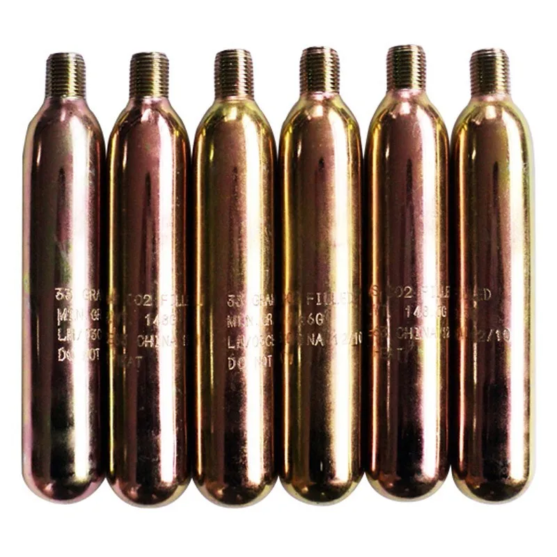 33 г маленький co2 ЦИЛИНДР co2 газовый Картридж мини-каннистер для спасательного жилета