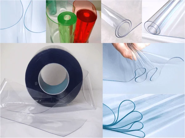 Классическая Всесезонная Прозрачная ПВХ-пленка Keming, толщина 0,07-1 мм, ширина 500-2000 мм, прозрачная пластиковая скатерть в рулоне