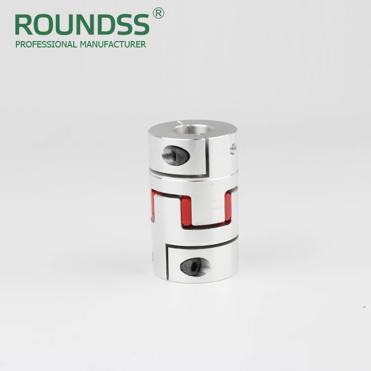 Roundss 20mm Flexible Shaft Coupler Red Soft Rubber Flexible Coupling Stepper Motor Coupler