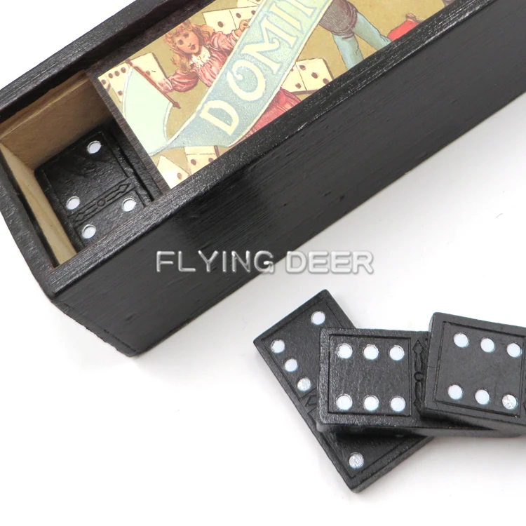 Custom Made Dominoes, Logo Can Printed On Wooden Domino Stones