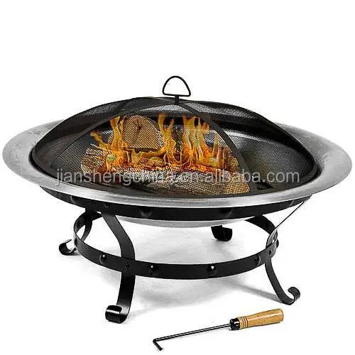
 Большая чаша для огня из нержавеющей стали, 35 дюймов  