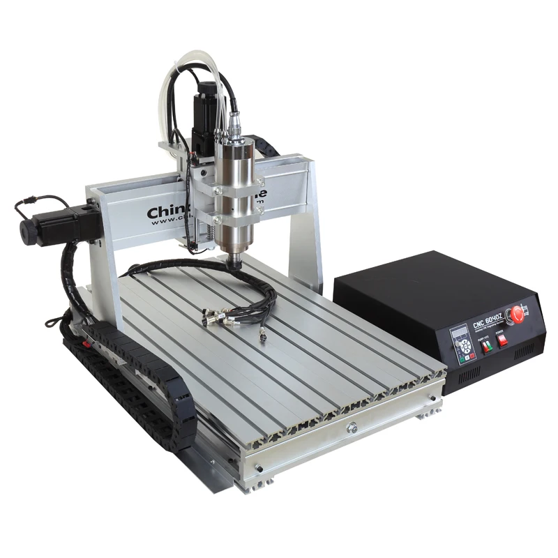 1.5KW Small CNC lathe 6040 4 axis router Milling Engraving Machine
