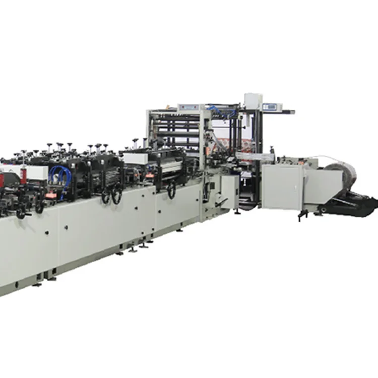 
Gsd600-Lmsc Single Web Zipper & Ultrasonic Wave Three Side Seal Pouch Making Machine 