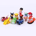 12pcs set Canine Patrol Dog Toys Russian Anime Doll Action Figures Car Patrol Puppy Toy Patrulla