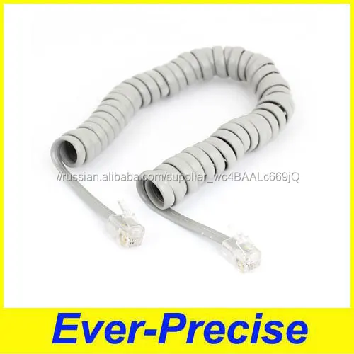 Серый rj45 спиральный кабель 28AWG спиральный кабель для Американского рынка