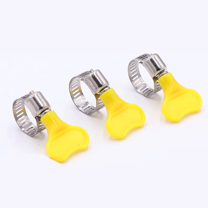 Регулируемый шланговый зажим из нержавеющей стали, трубный зажим, Червячные зубчатые зажимы, идеально подходит для сантехники, автомобиля