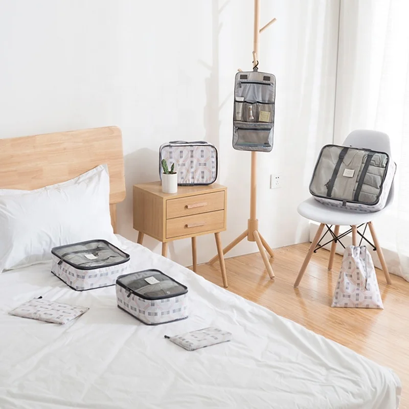 
Packing cubes 8 piece packing cubes 8 set travel packing organizers luggage 