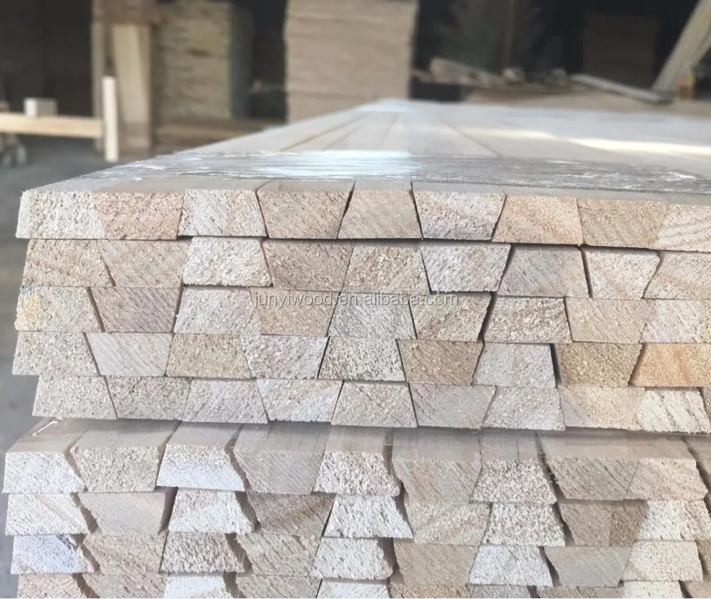 
Trapezoid Wood Moulding / KD / Paulownia 
