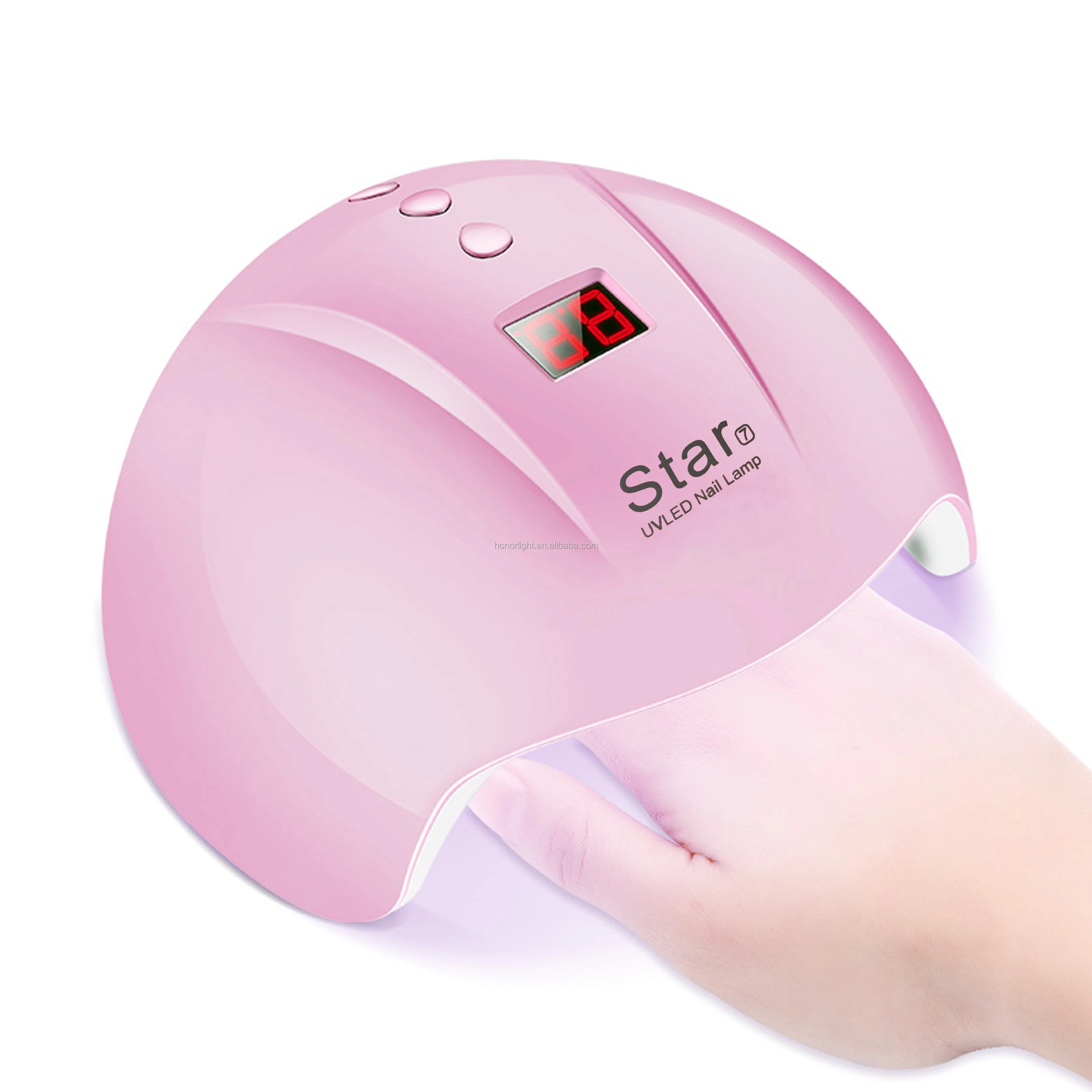 
Hot sale nail products profesional nail salon equipment in China 24w star7 led lampara uv nail,automatic manicure machine 