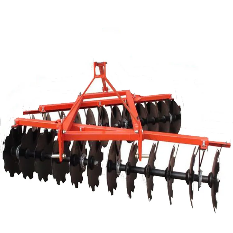 Farm machinery tractor trailed hydraulic heavy duty disc harrow for heavy clay soil waste land and weedy field