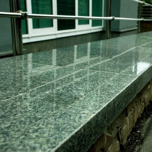 Wholesale GP2 ukraine hammered flamed polished decorative facing stone natural cheap oliva green brown granite slab