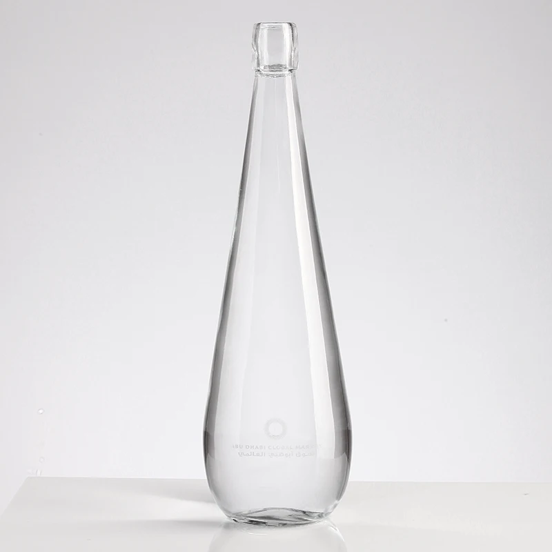 IL glass water bottles with custom logo