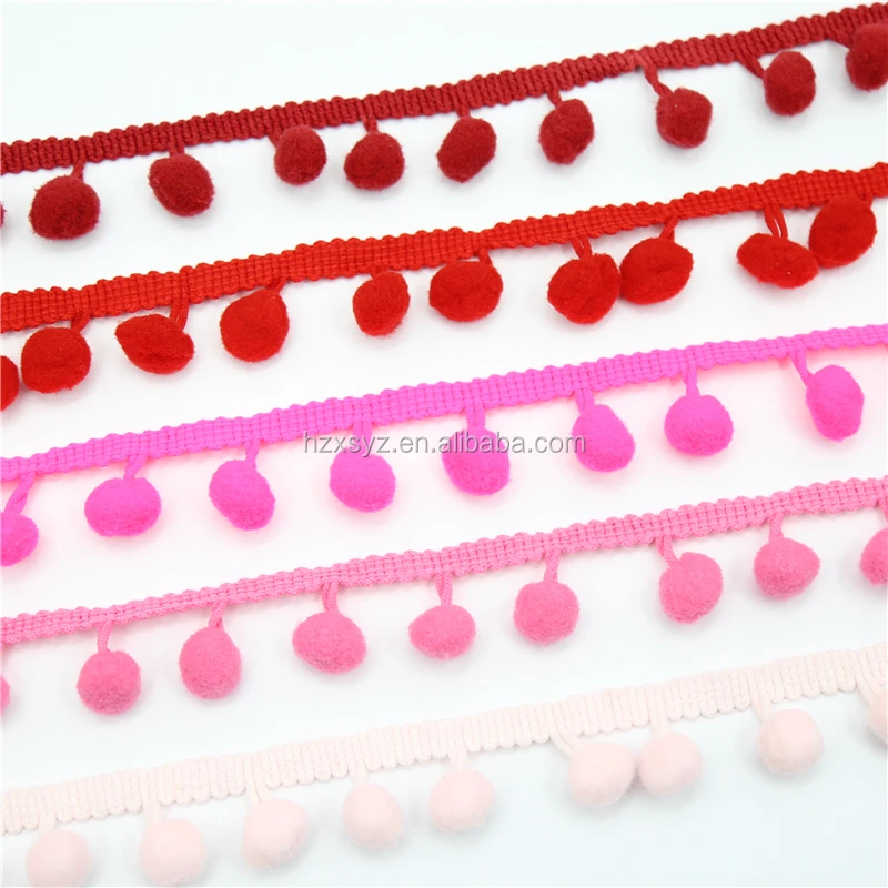 2024 цепочка ручной работы декоративная одежда с помпоном и кисточкой с бахромой для одежды кружева