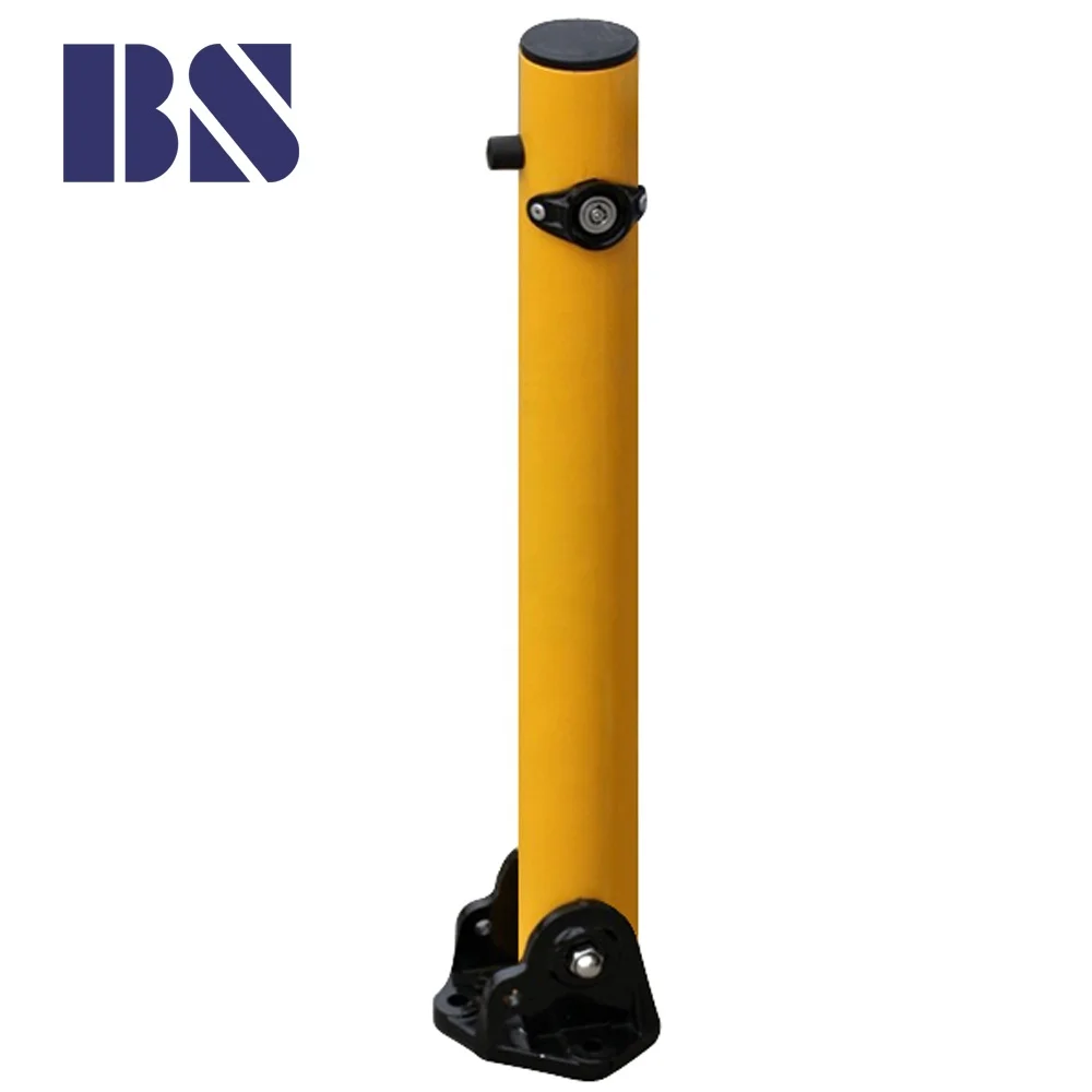 Road Post Folding Bollard Steel Fold Down Manual Bollard Access Control Multi-Function Post Bollard